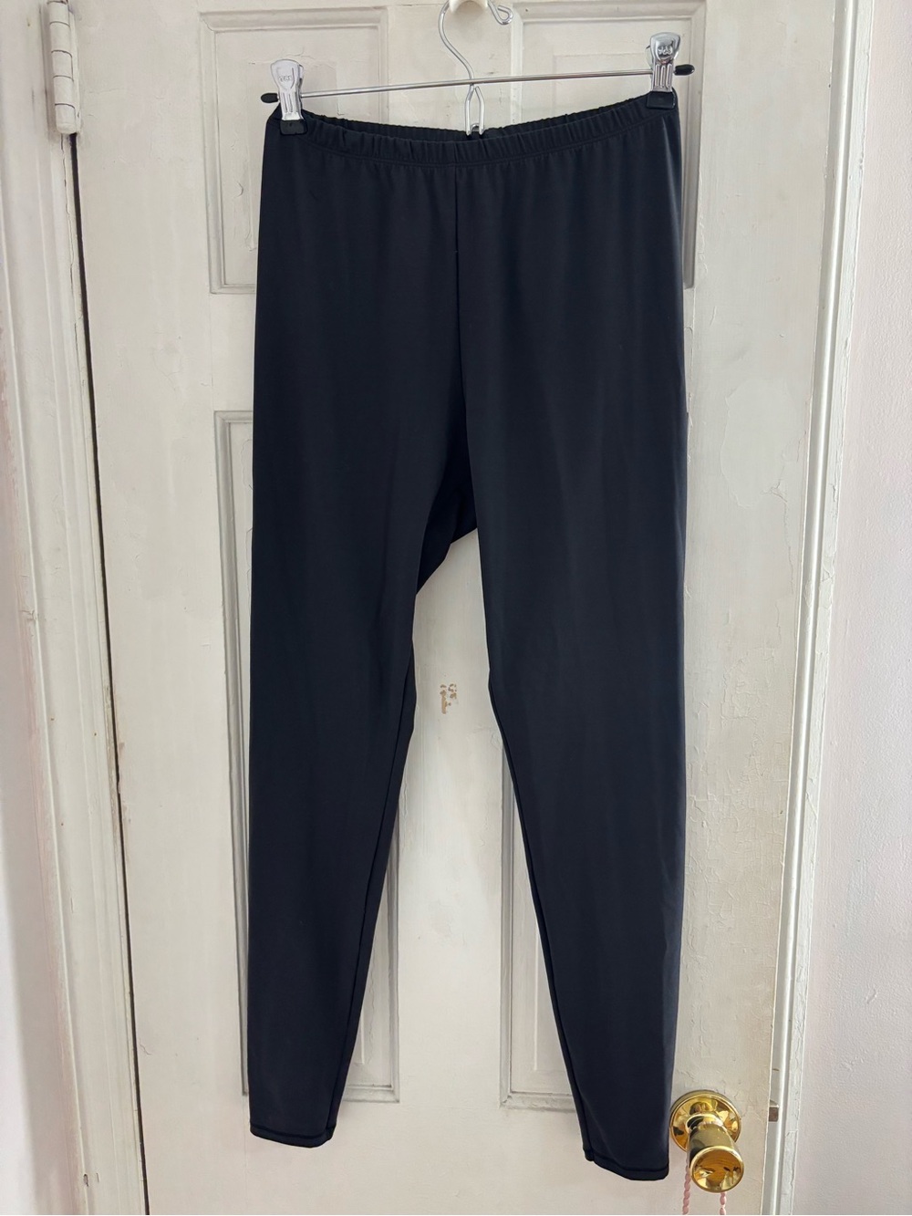 SKIMS Black High-Waist Stretch Leggings